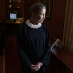 Associate Justice Ruth Bader Ginsburg poses for a photo in her chambers at the Supreme Court in Washington, Wednesday, July 24, 2013, before an interview with the Associated Press. Ginsburg said during the interview that it was easy to foresee that Southern states would push ahead with tougher voter identification laws and other measures once the Supreme Court freed them from strict federal oversight of their elections.