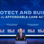 Joe Biden delivers remarks about the Affordable Care Act.