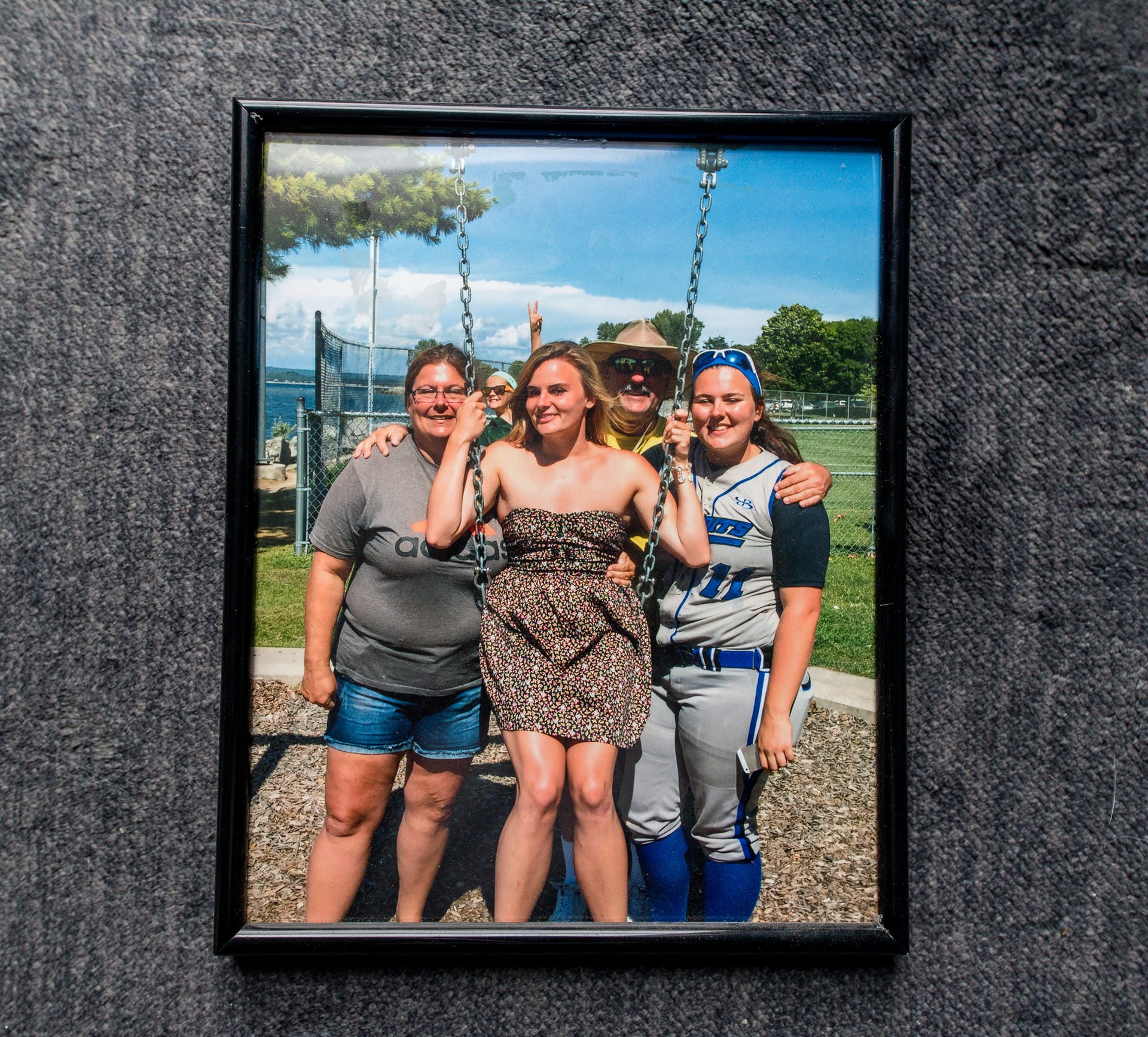 Photos of Rosemarie cover the walls of her family’s Michigan home.