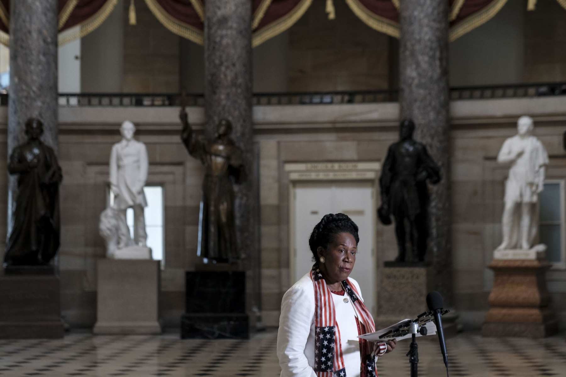 Rep. Sheila Jackson Lee in the Capitol.