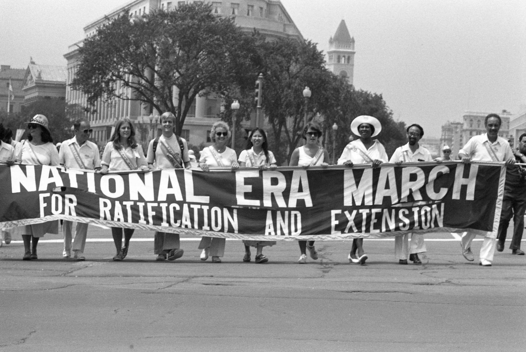 A march in D.C. for the ERA in 1978.