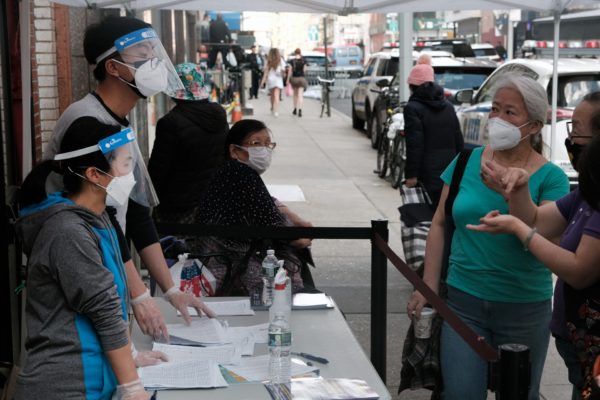 Vaccination clinic in New York