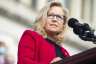 Republican Conference Chair Liz Cheney, R-Wyo., speaks during an event at the Capitol.