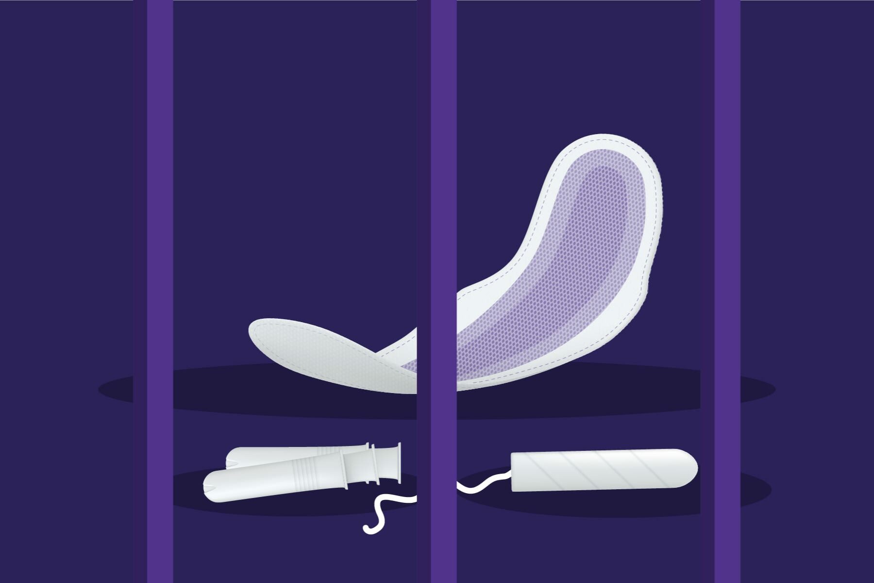 Illustration of inaccessible period products.