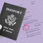 Image of passport and gender marker 