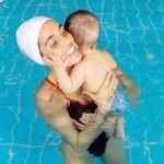 Ona Carbonell and her baby.