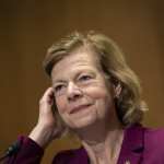 Sen. Tammy Baldwin, D-Wisc., testifies before the Senate Finance Committee for the nomination hearings of Andrea Palm.