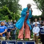 Ohio Congressional Candidate Nina Turner speaks at a campaign rally.