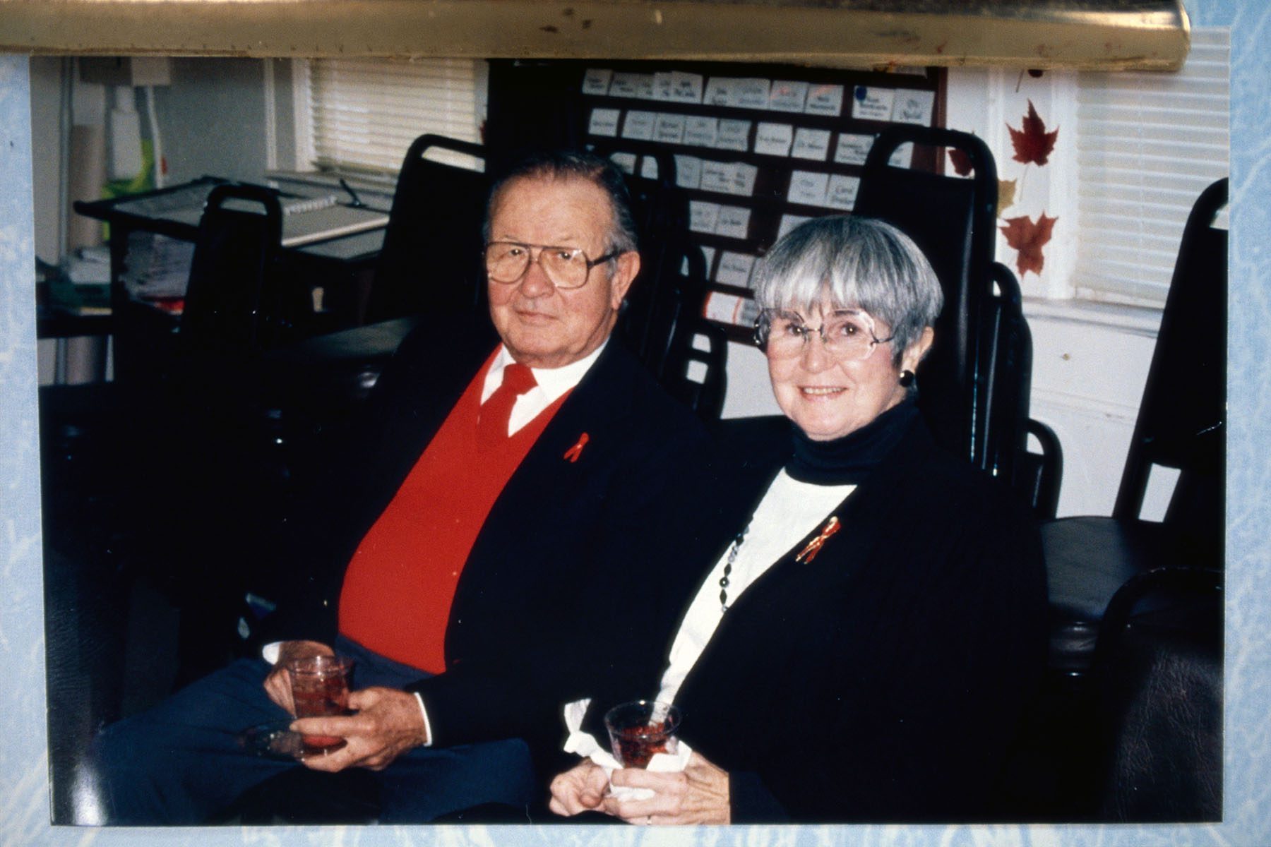 Abortion clinic volunteer James Barrett and his wife June.