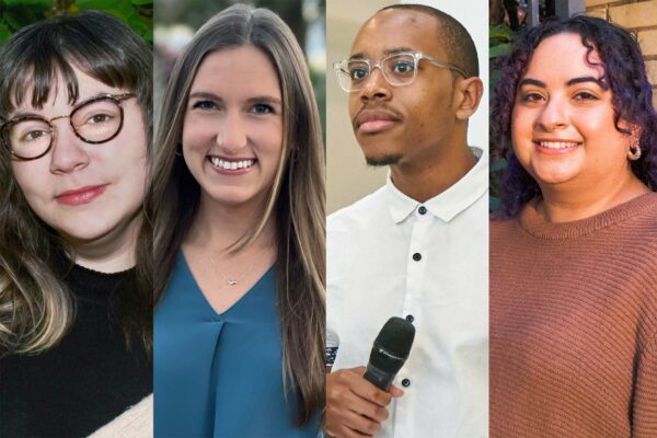 Photos of four people.