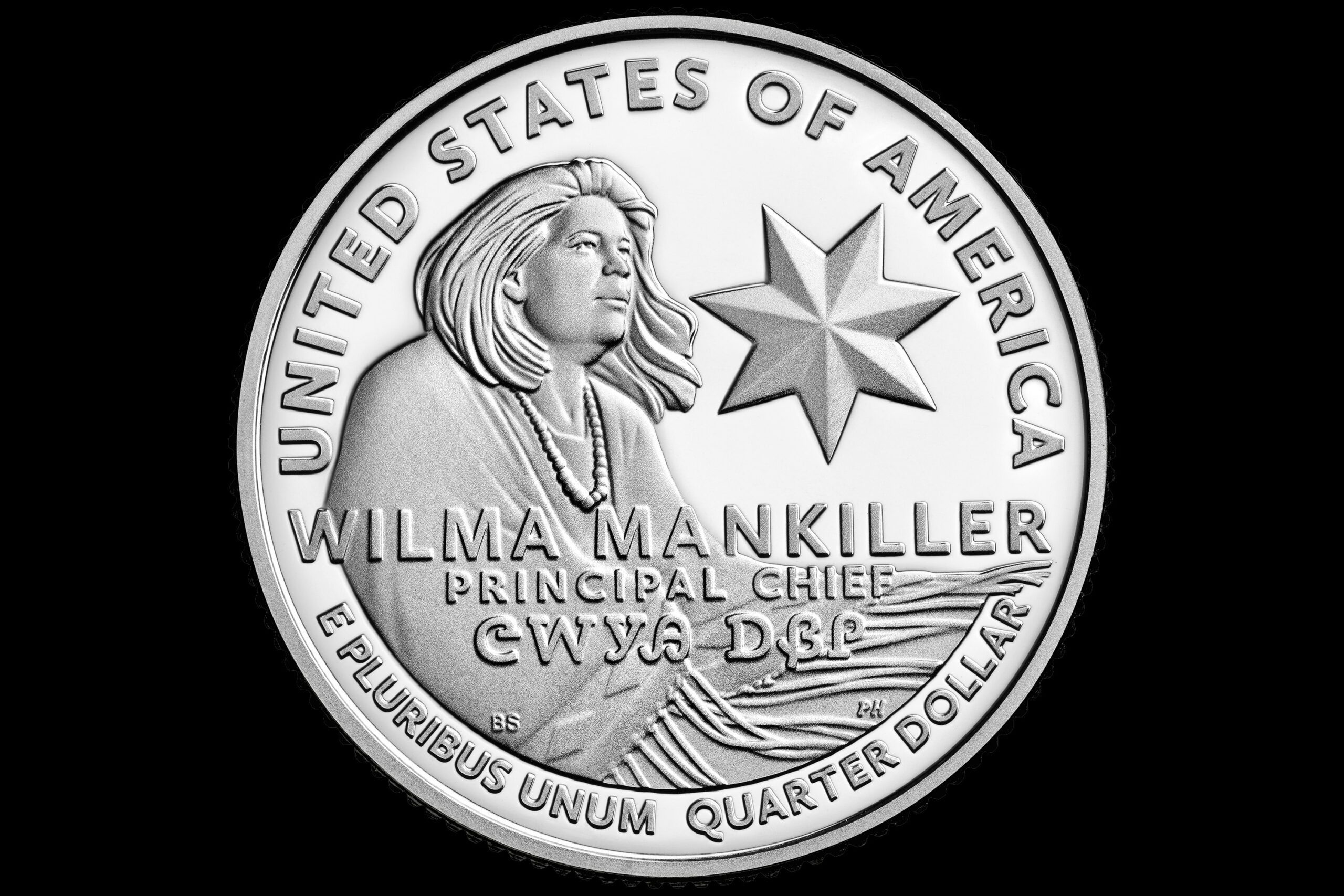 Wilma Mankiller quarter coin