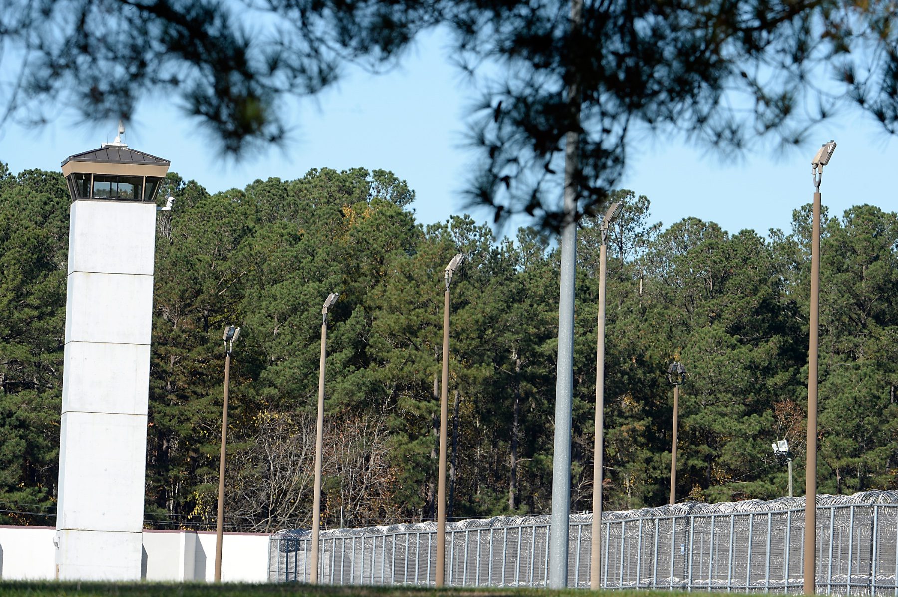 The outside of the federal prison in Butner, North Carolina.