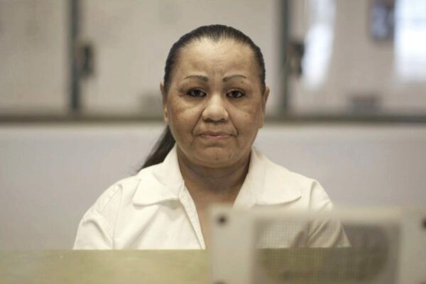 Portrait of Melissa Lucio in prison taken from the 2020 documentary film, 