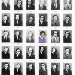 A photo illustration shows a colorized image of Amalya Lyle Kearse amongst black and white images of her male law school classmates.
