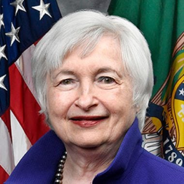 Headshot of Janet Yellen