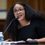 Raya Salter testifies during a hearing on Capitol Hill.