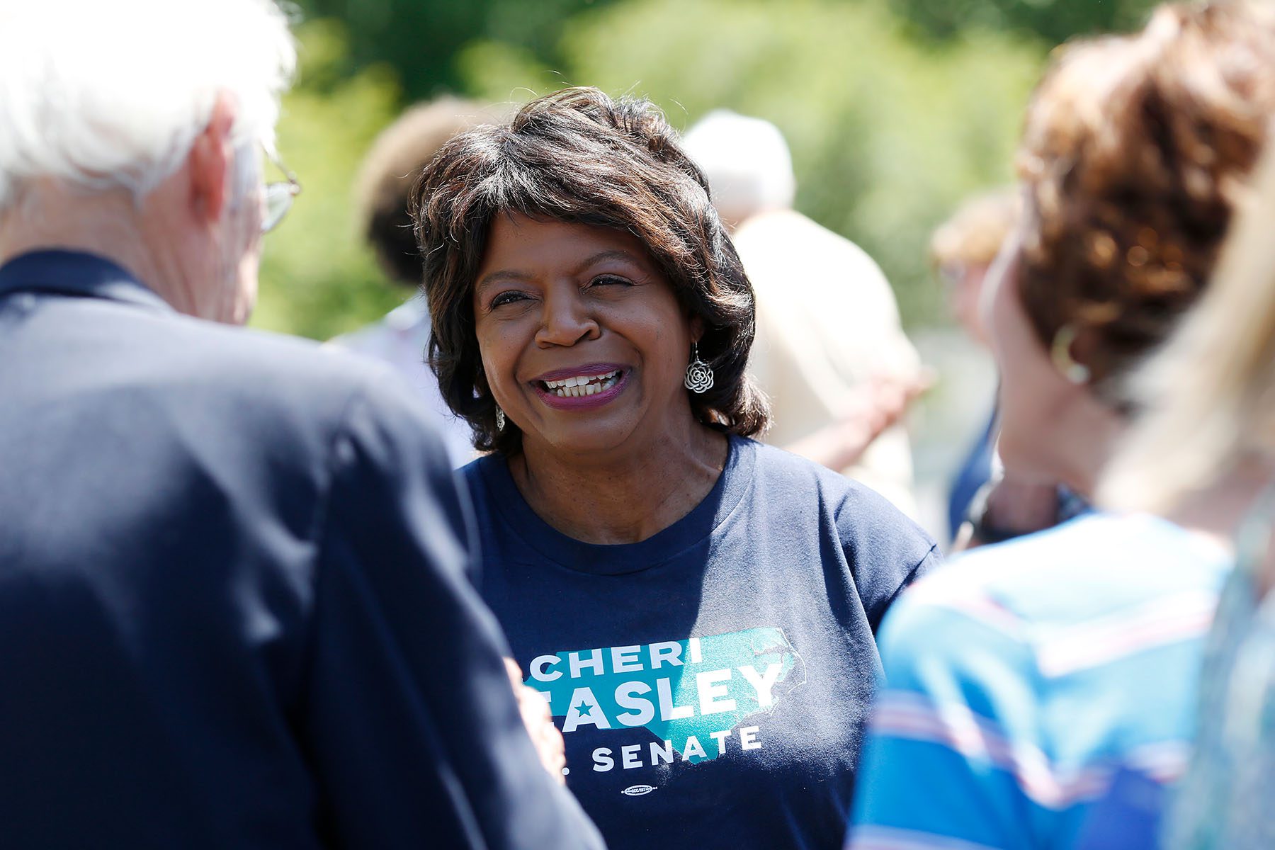 Democratic Senate candidate Cheri Beasley