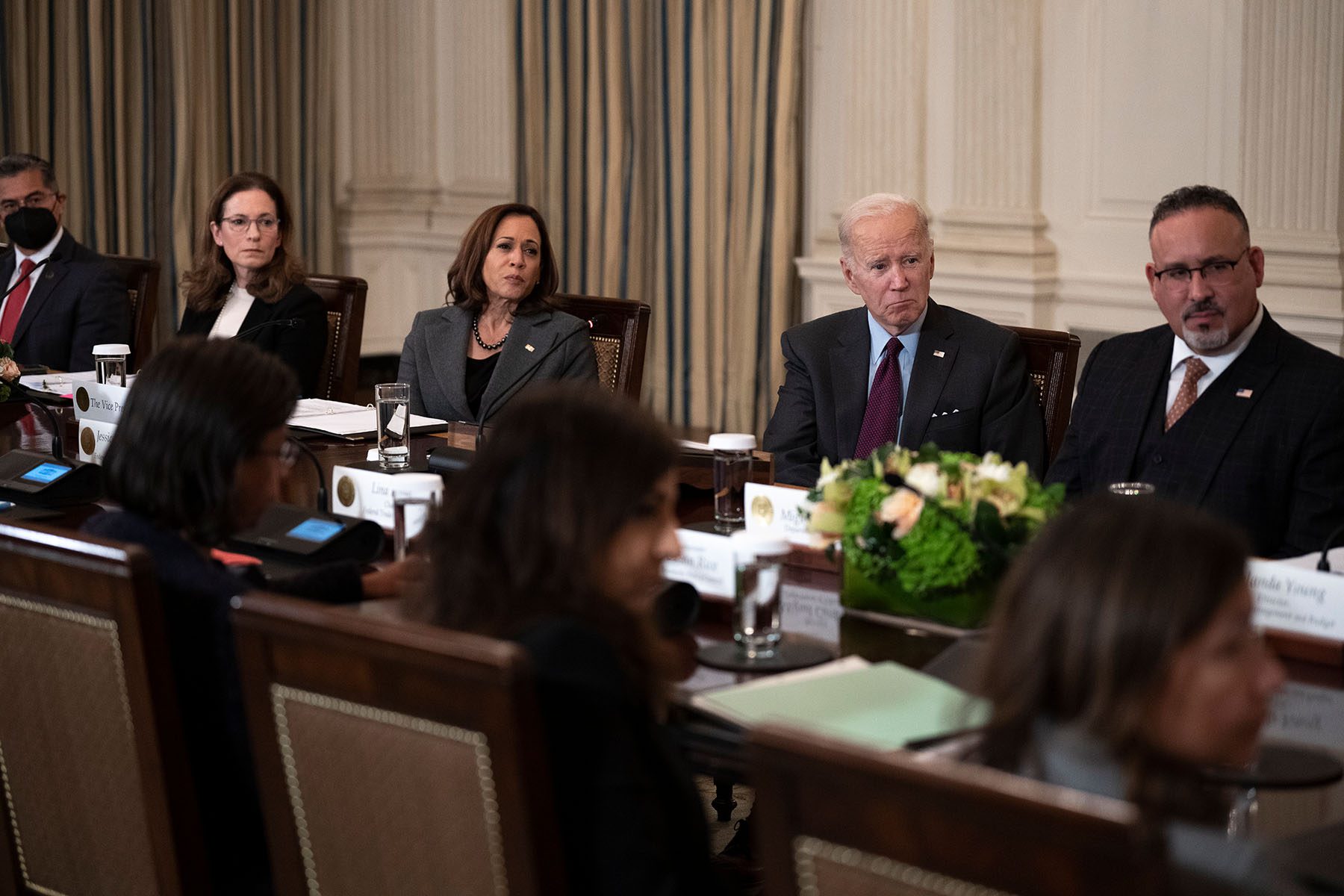 Vice President Harris attends a meeting of the Task Force on Reproductive Healthcare Access at the White House.
