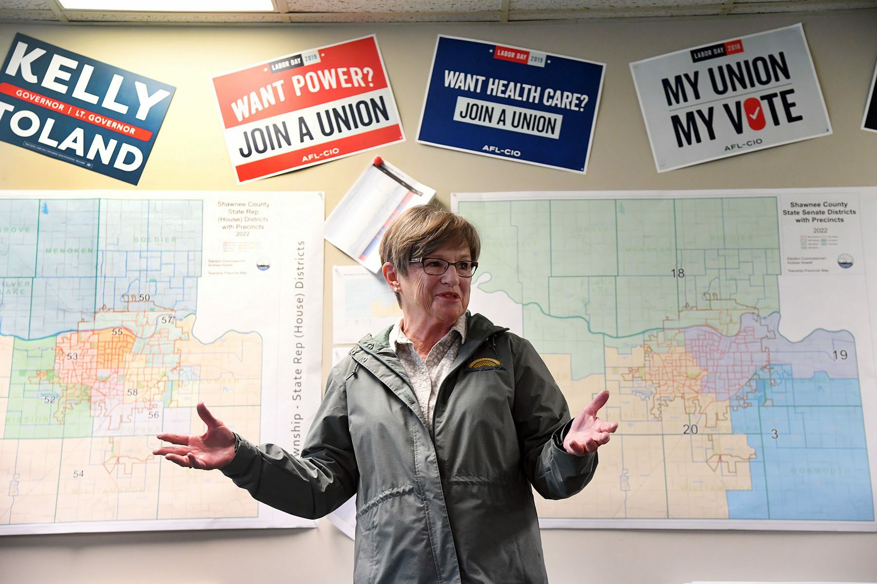 Kansas governor's race: Gov. Laura Kelly wins reelection