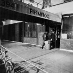 Two people are seen walking into The Ramrod Bar.