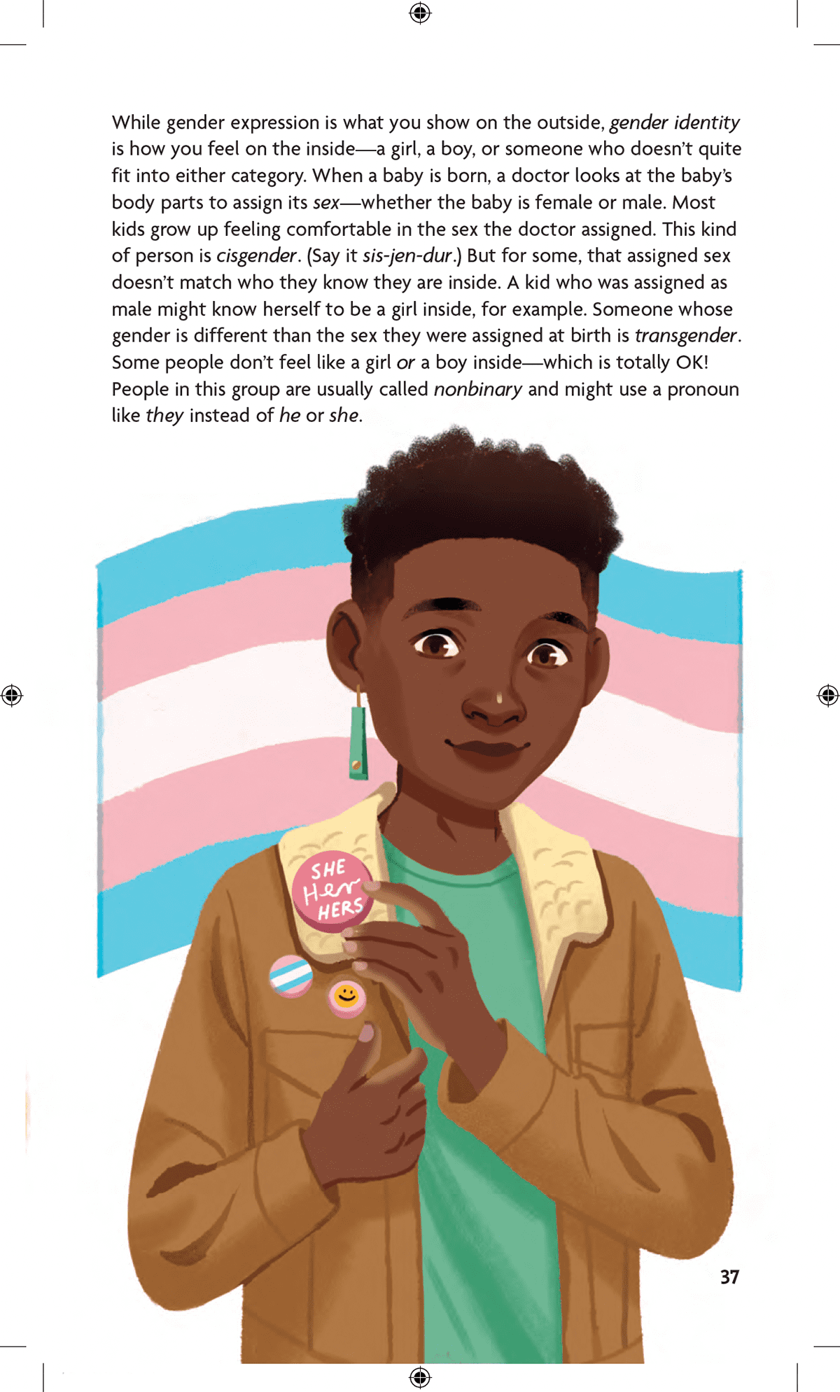 A page from the Smart Girl’s Guide book 