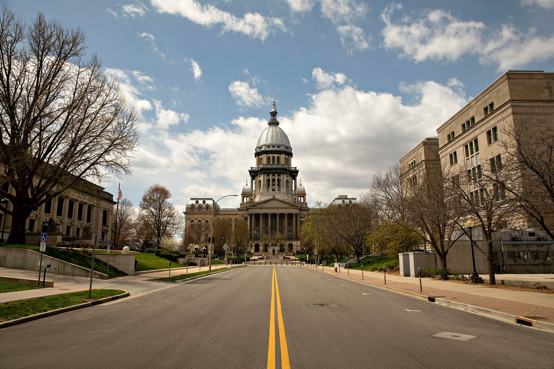 The Illinois State Capitol building in Springfield