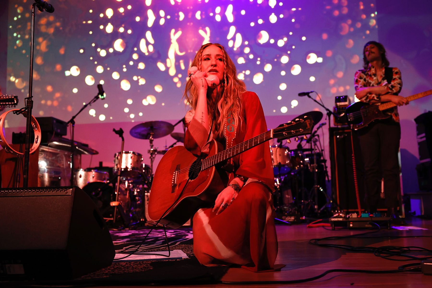 Singer-songwriter Margo Price performs on stage at Riverside Revival Nashville.