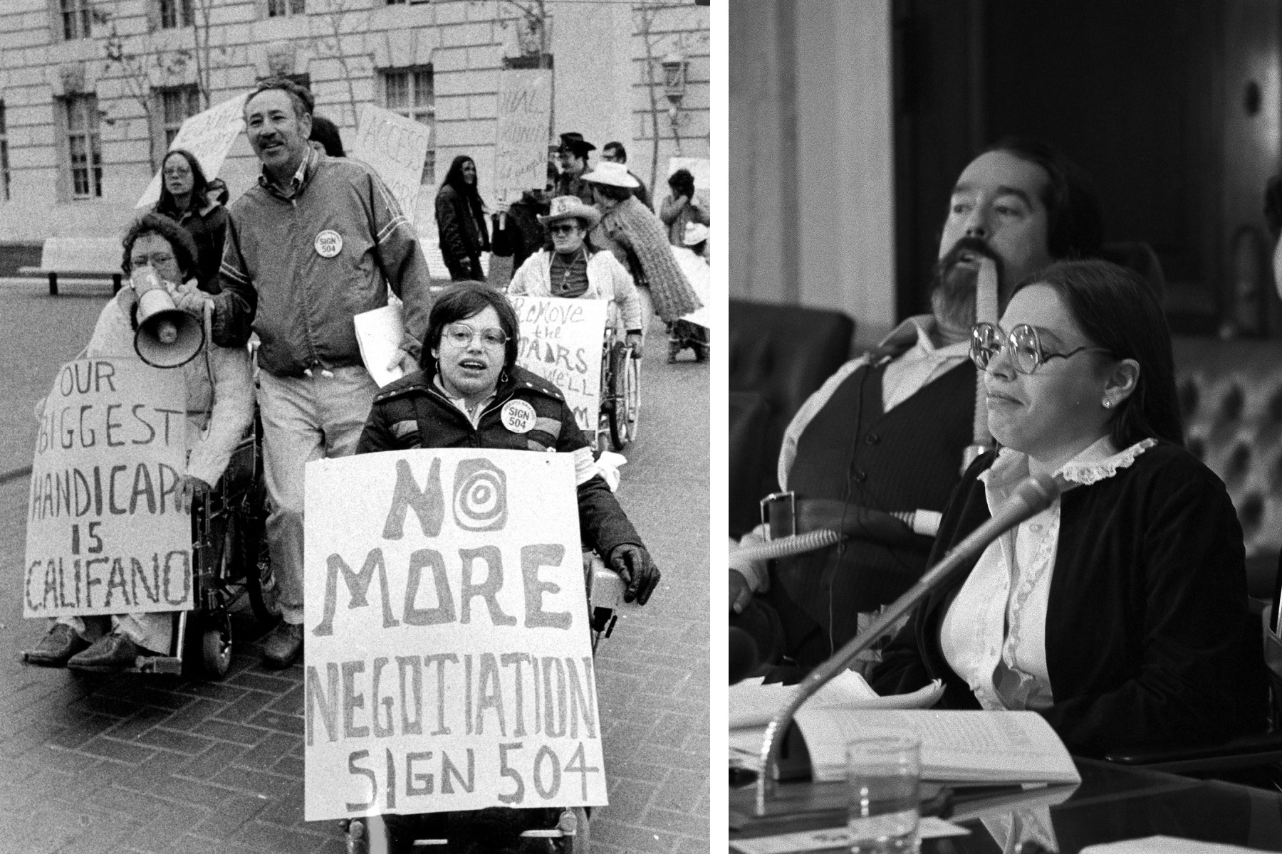 Disability Rights Protest