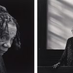 Portraits of Beah Richards and Rosa Parks by Brian from his book 