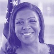 Headshot of Attorney General Leticia James.