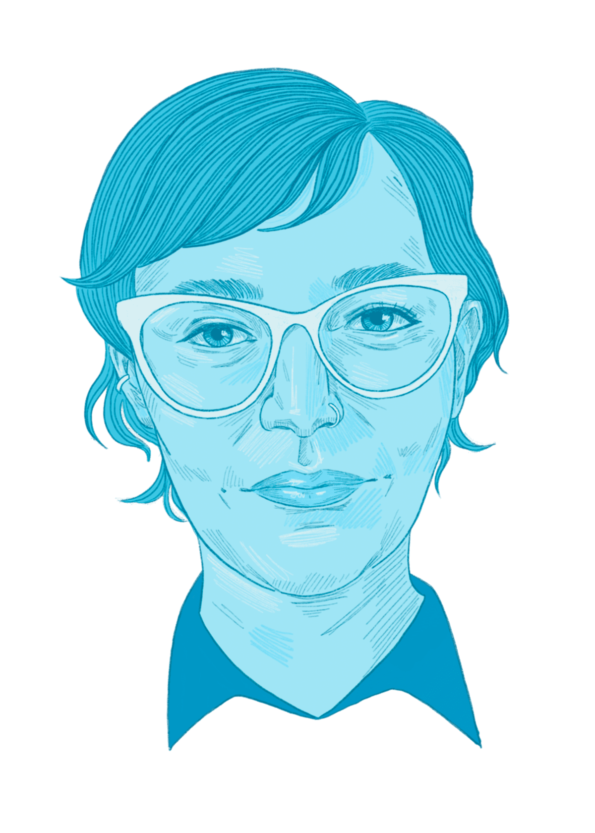 Illustrated portrait of Dr. Christina Bourne