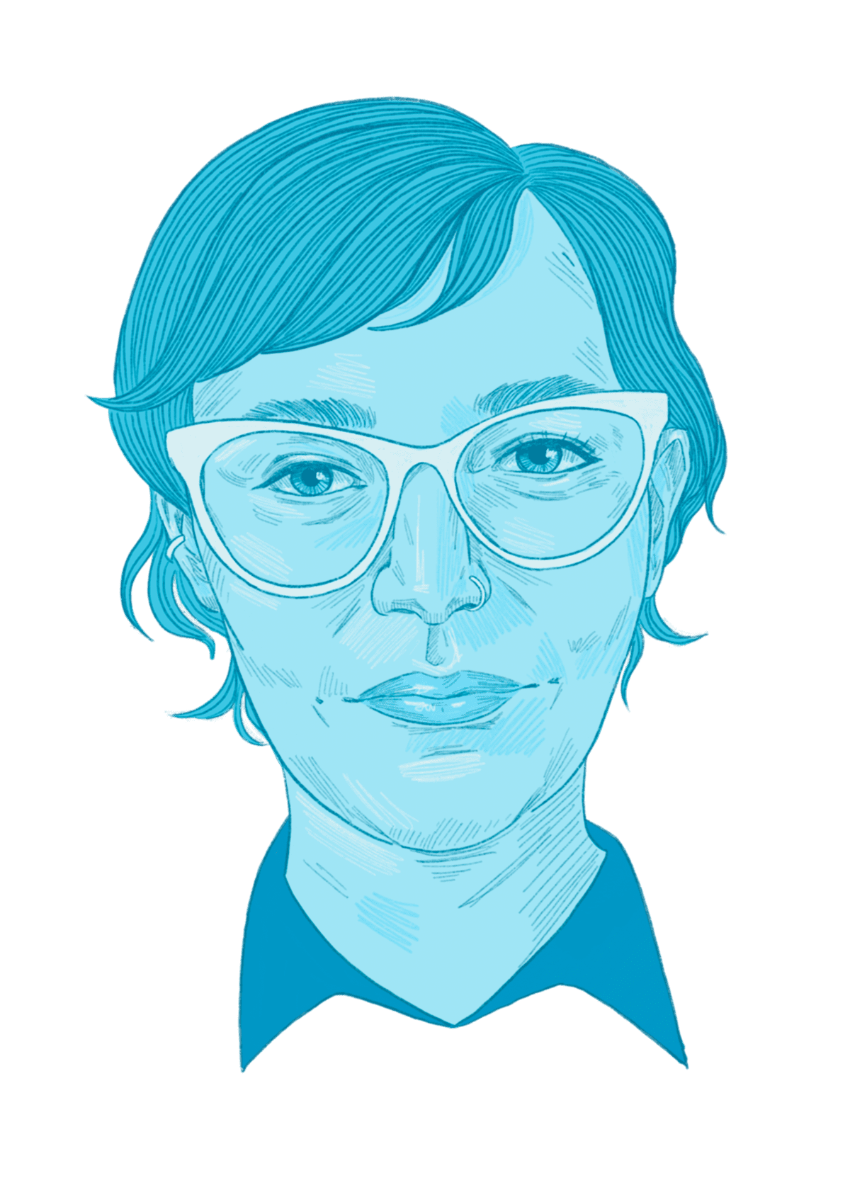 Illustrated portrait of Dr. Christina Bourne