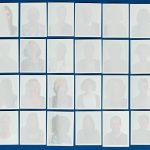 Obscured headshot of multiple people in a grid. The silhouette of the person is visible but not their features.