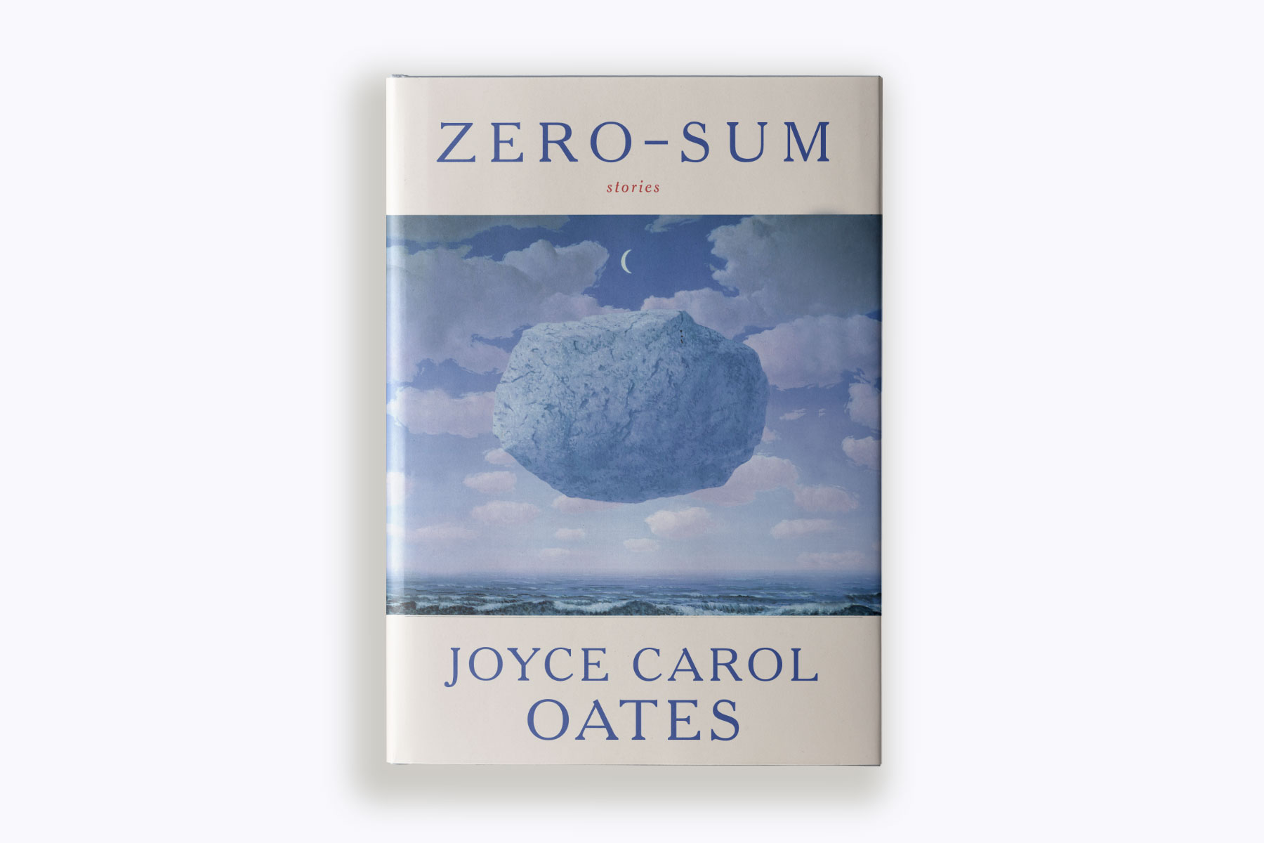 The cover of author Joyce Carol Oates book, Zero-Sum Stories.