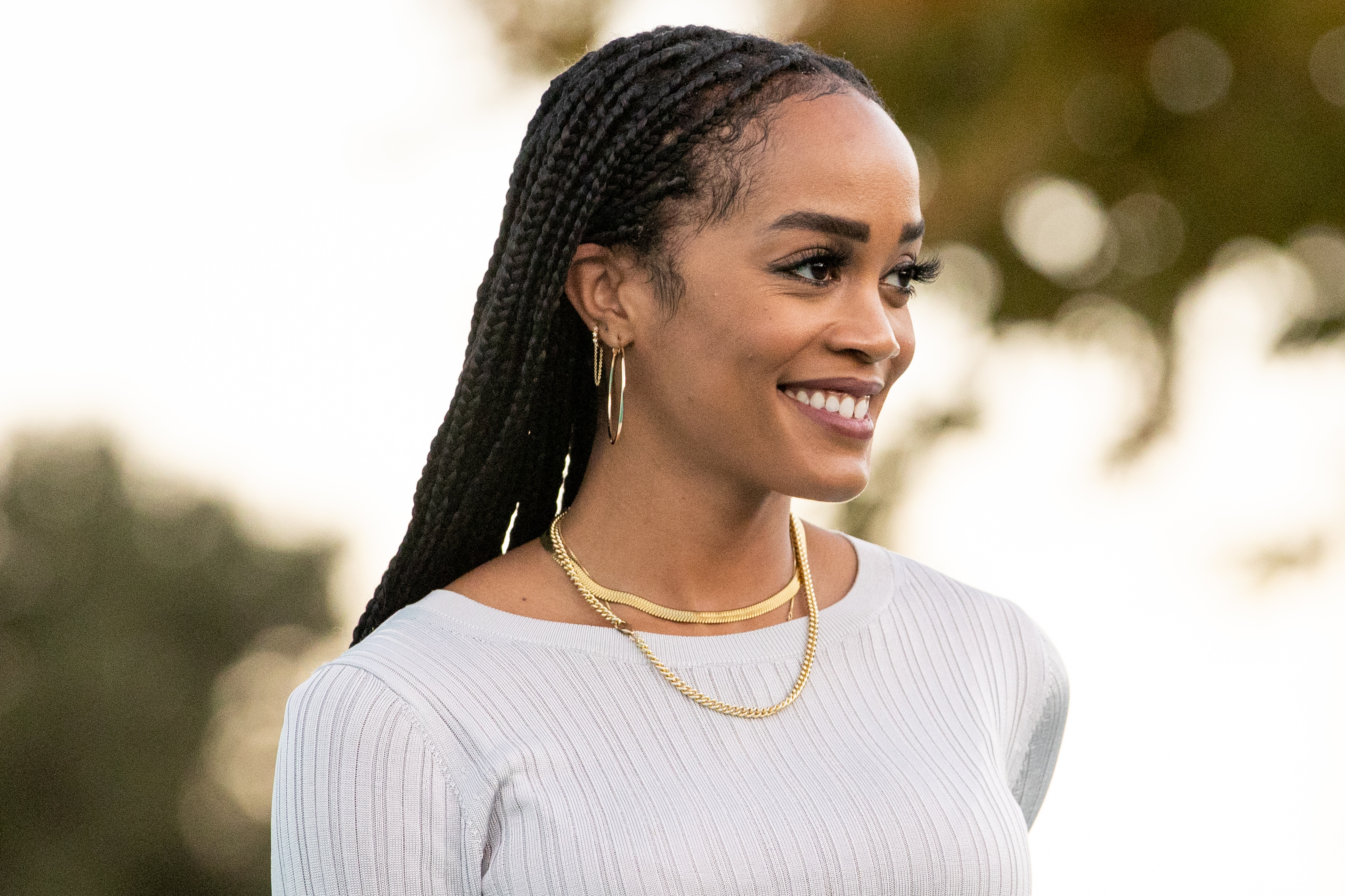 Smiling photo of Rachel Lindsay