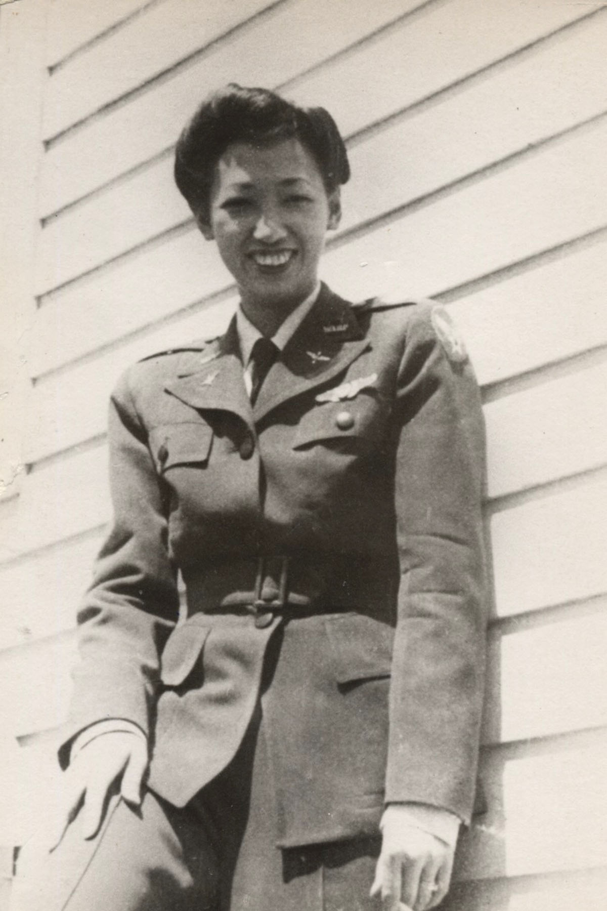 portrait of Hazel Ying Lee smiling in uniform.