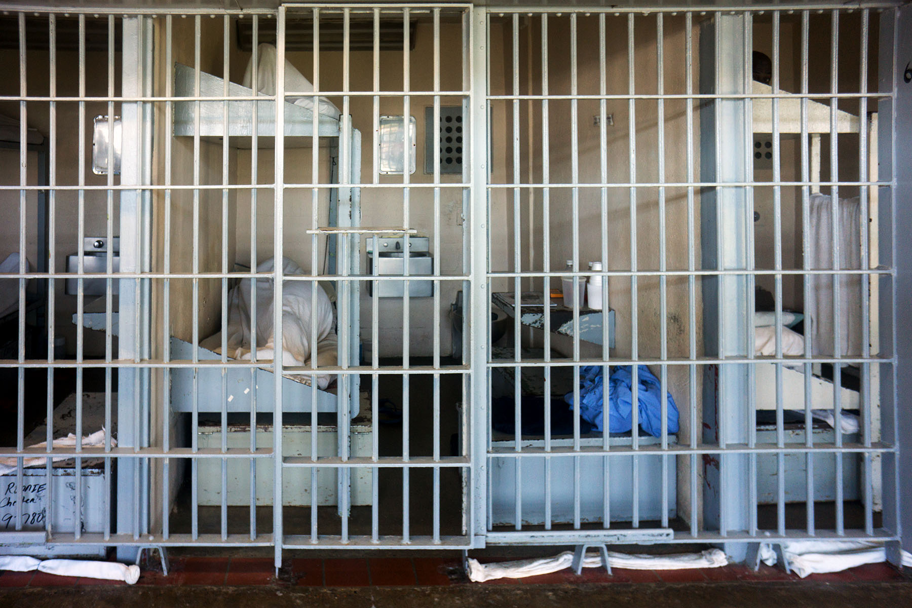 Prison cells inside Angola Prison