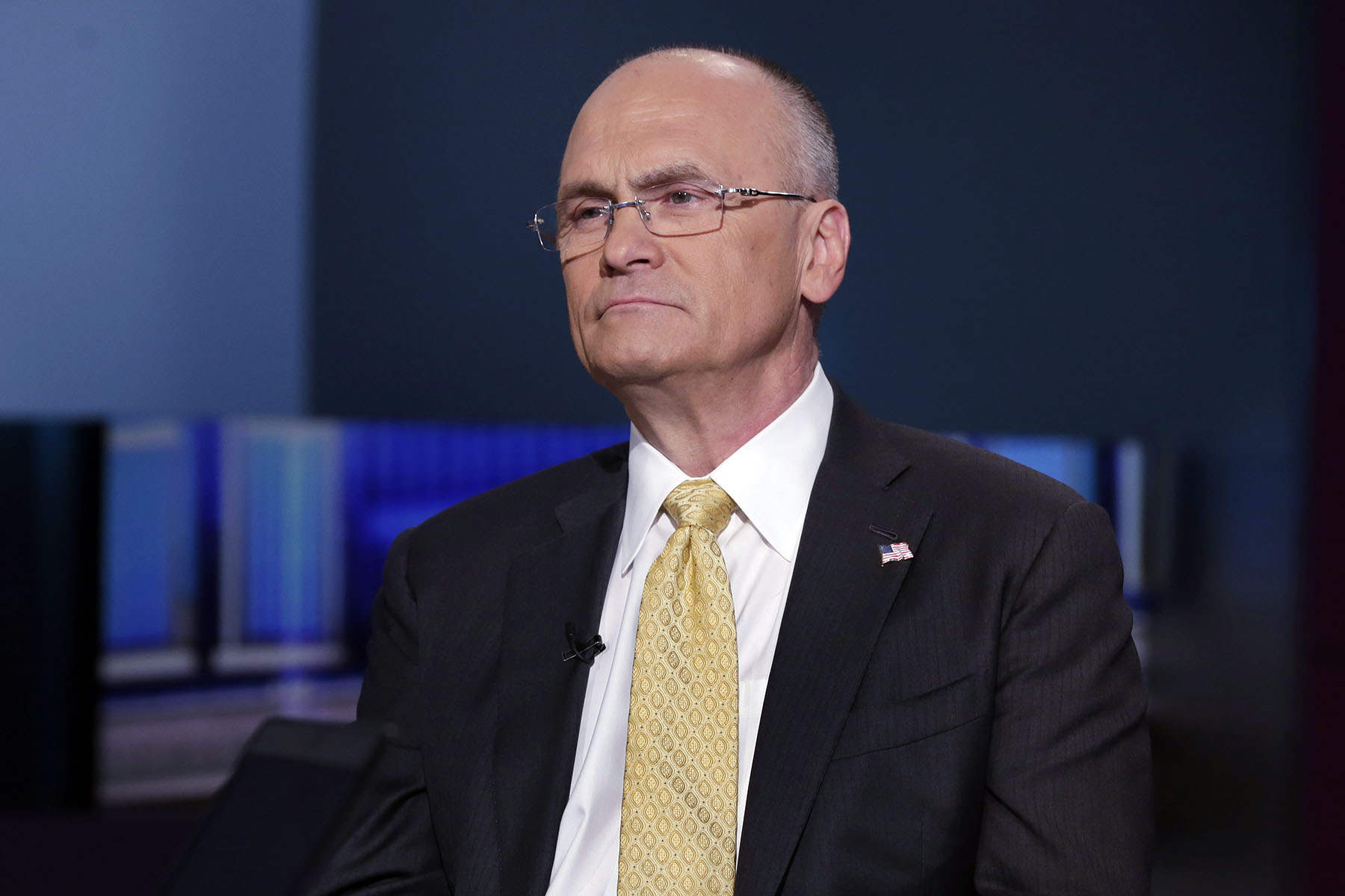 Andrew Puzder is interviewed by anchor Neil Cavuto during his "Cavuto: Coast to Coast" program, on the Fox Business Network.