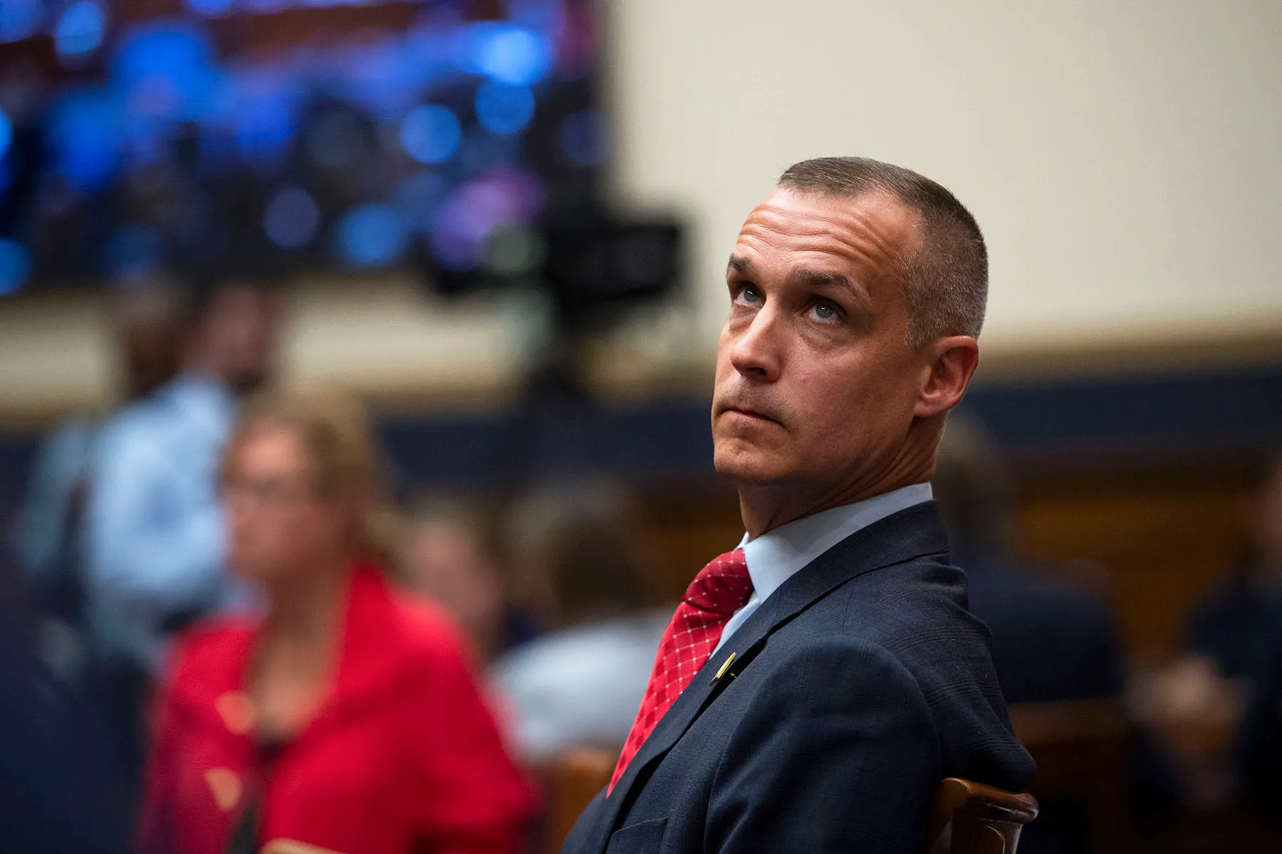 Corey Lewandowski, the former campaign manager for President Donald Trump, testifies before the House Judiciary Committee.