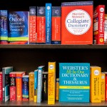 Merriam-Webster's educational material is displayed for sale at a Barnes & Noble.