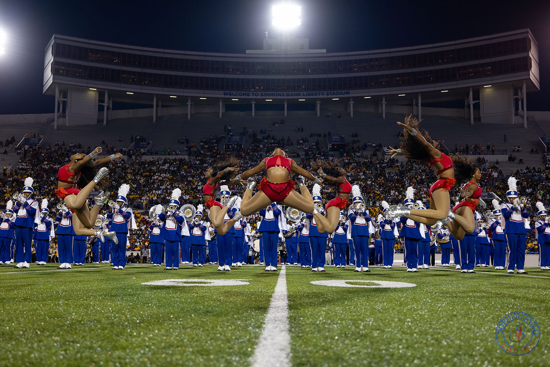 Tennessee State University’s Sophisticated Ladies and the Aristocrat of Bands perform halftime during the Southern Heritage Classic.