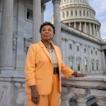 Barbara Lee poses for a portrait at the Capitol
