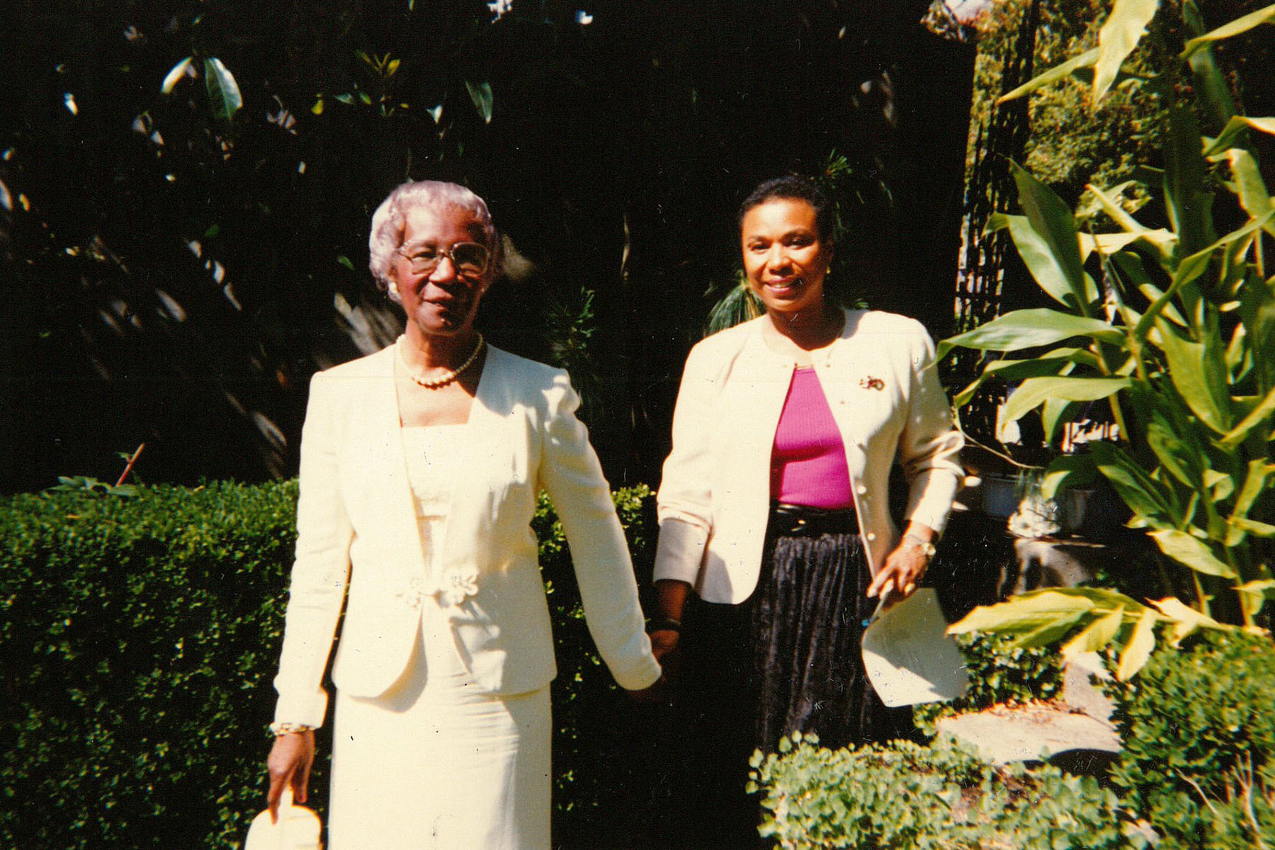 Barbara Lee and her mentor, Shirley Chisholm
