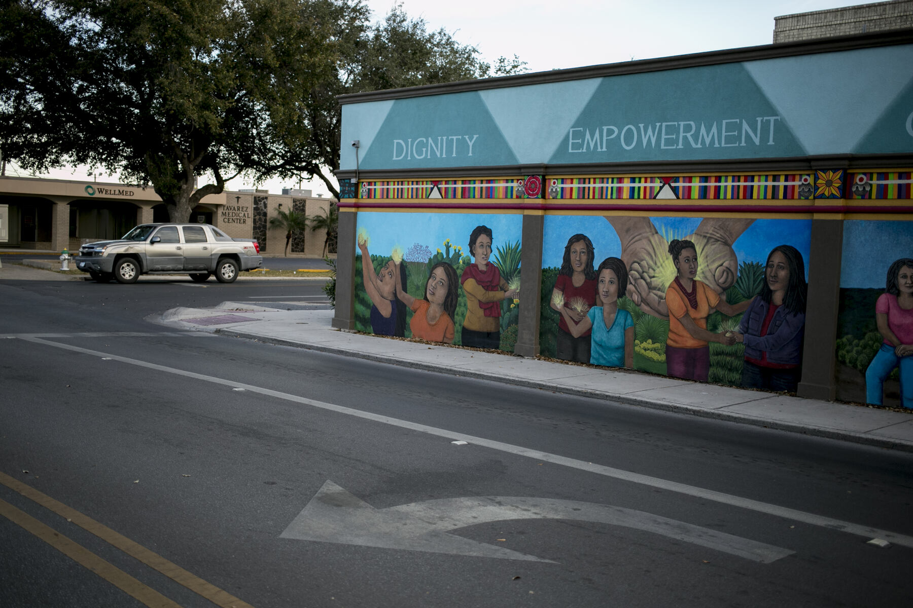 A mural at Whole Woman's Health of McAllen, Texas.