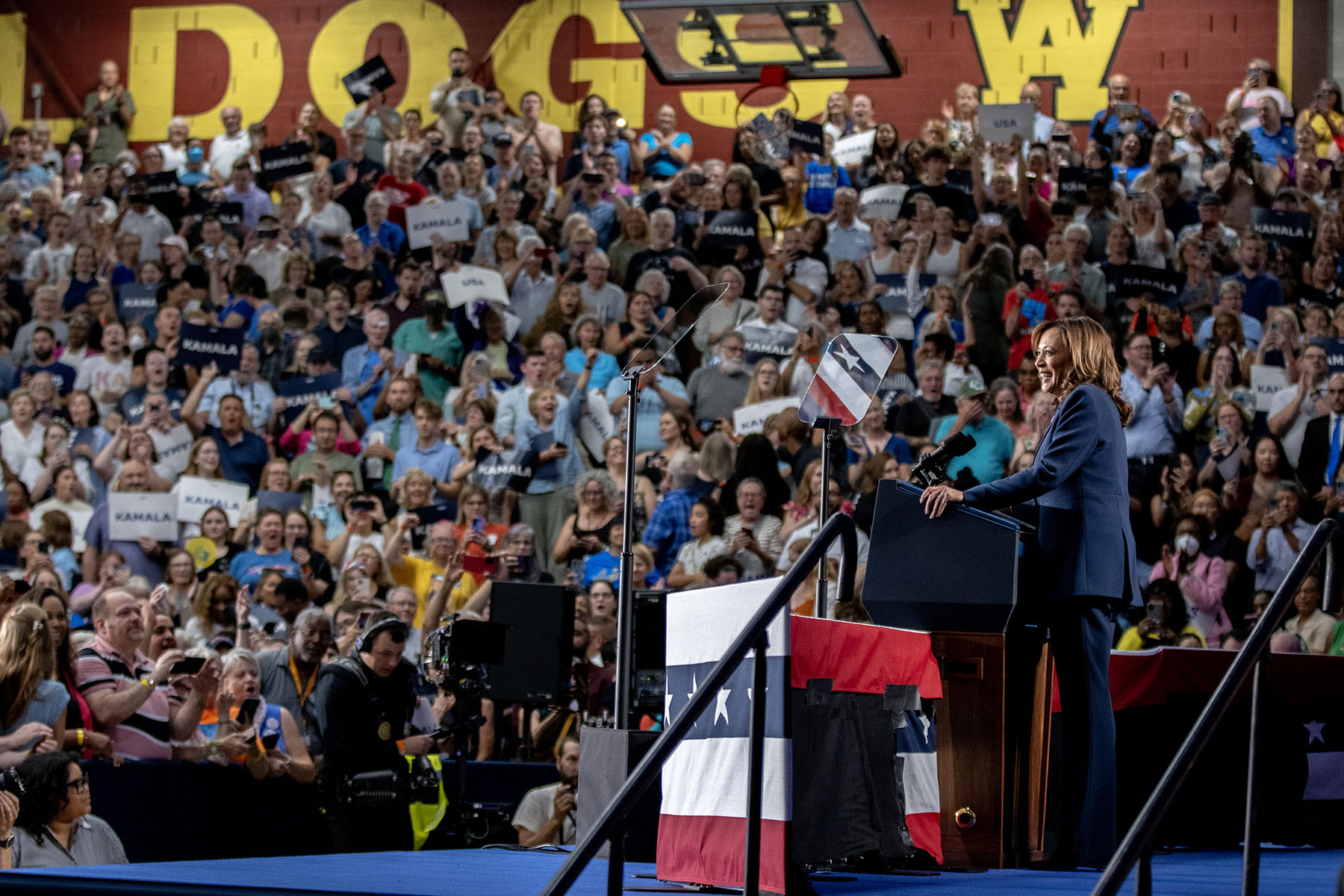 Kamala Harris Wisconsin speech: Harris holds first official campaign rally