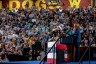 VP Kamala Harris speaks to supporters during a campaign rally at West Allis Central High School.