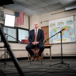 Minnesota Gov. Tim Walz delivers his third State of the State address from his old classroom at Mankato West High School.