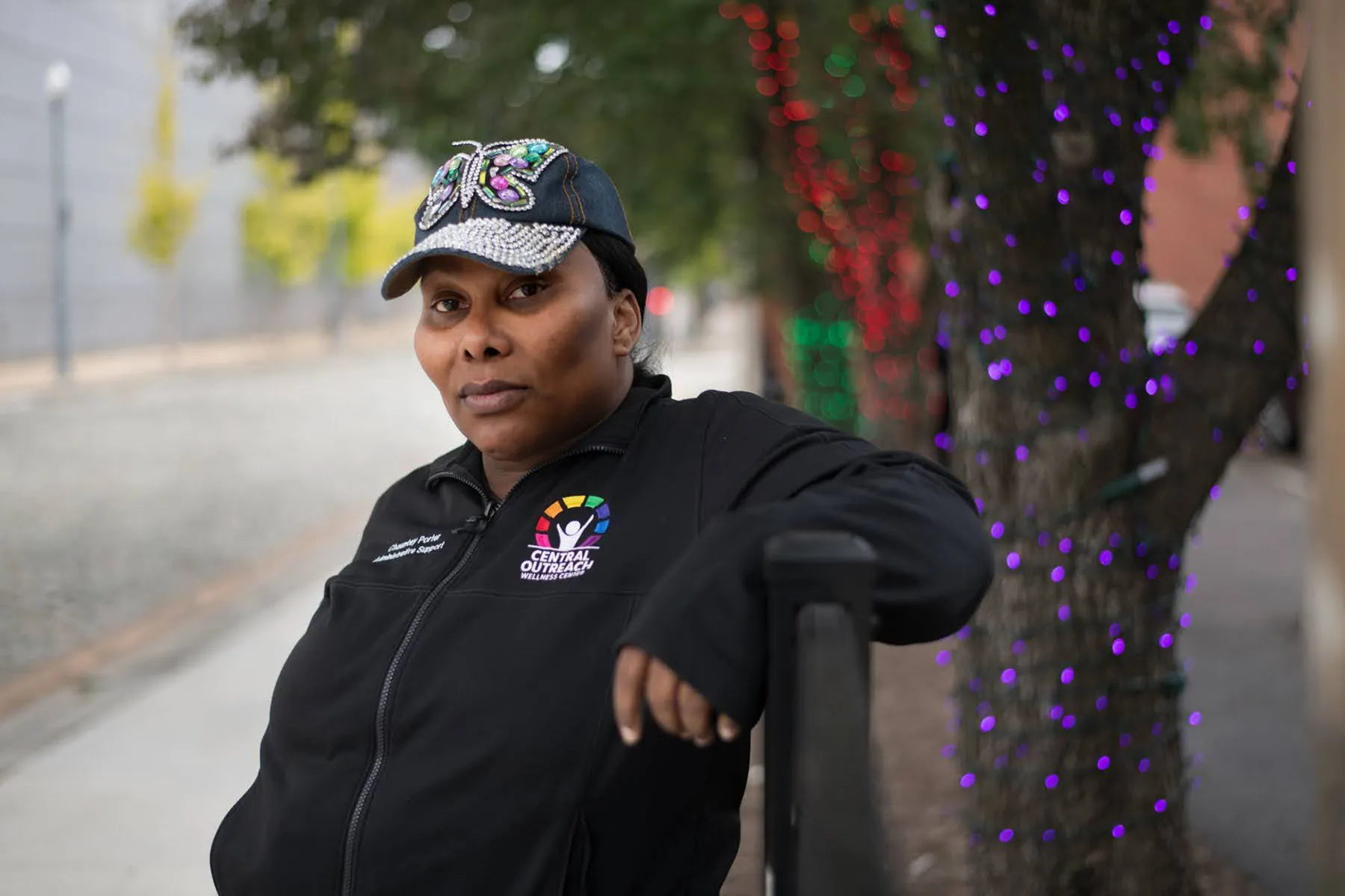 Chauntey Wilson poses for a portrait on in Pittsburgh, Pennsylvania.