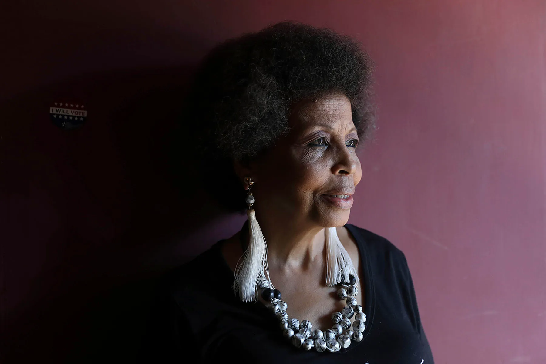 Mattie Scott stands for a portrait at her home in San Francisco, California.