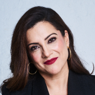 A headshot of Reshma Saujani.